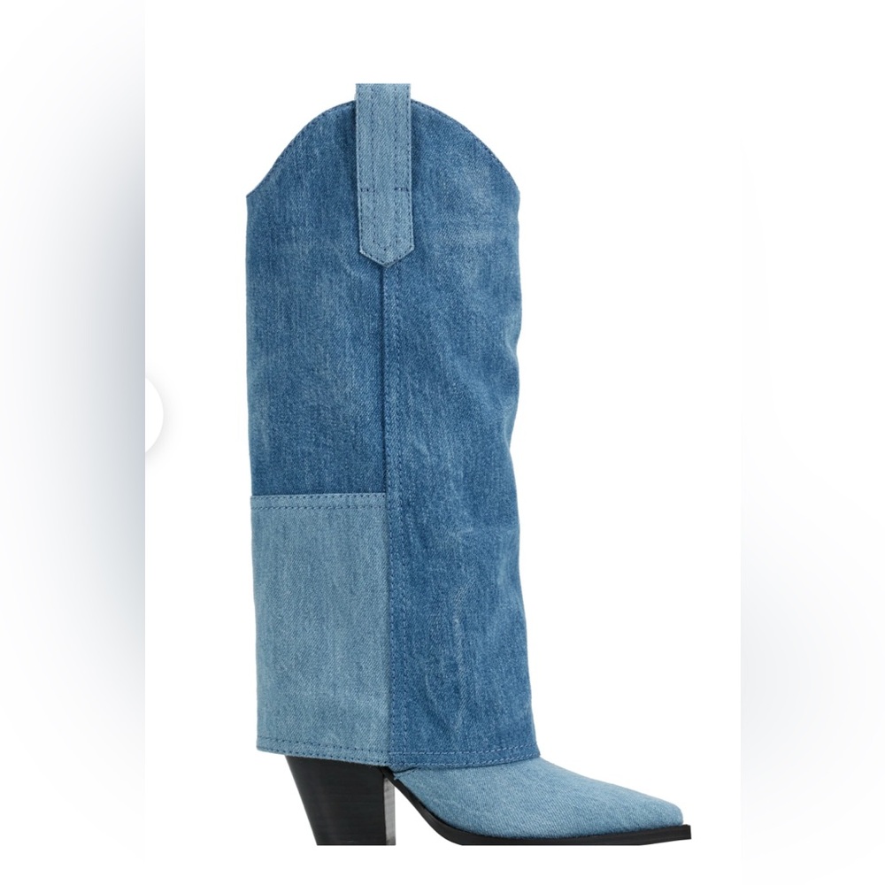 Blue Denim Women's Boots